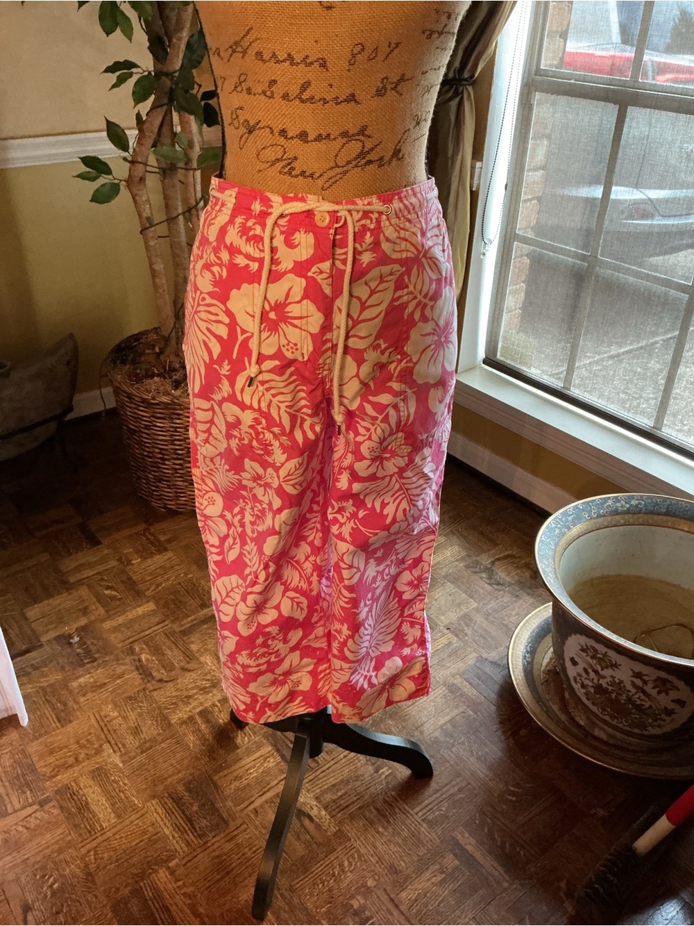 Ralph Lauren Pink Floral Two-Piece Pantsuit - Picture 5 of 8